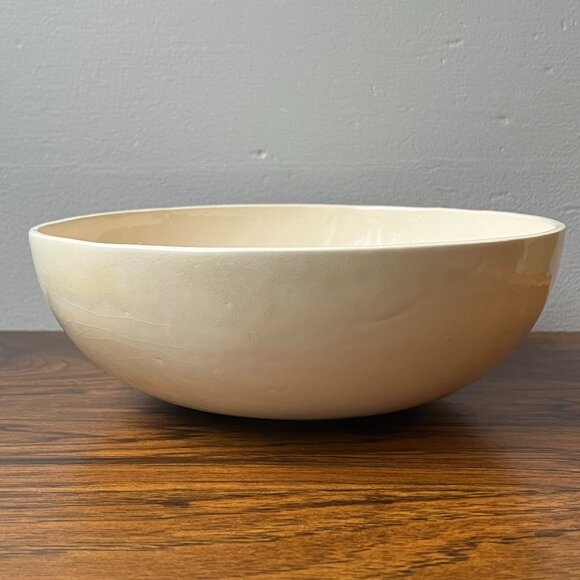 Folk-Art Style Hand-Painted Aquarium Fish Motif Bowl Art Pottery DALLAS 1978 - Picture 7 of 14